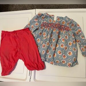 6-12 M Boden & Peek outfit